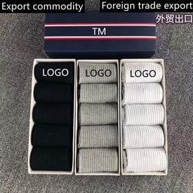 Tommy męskie skarpetki Tommy skarpetki handlu zagranicznego Tommy pudełkowe cztery sezony biznesowe   