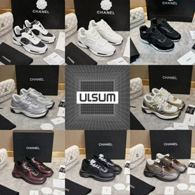 CHANEL Skóra Moda Koronka-Up Low-Top Lifestyle Buty-2905  