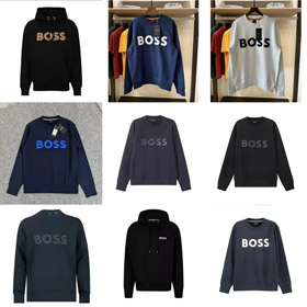 BOSS Sweter z kapturem Kolekcja-4427  