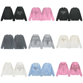 Acne Studios z tyłu tekst druk z kapturem sweatshirt-4488  