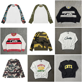 Corteiz list druk różne casual bluza-4489  