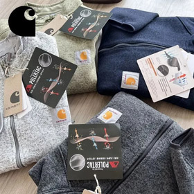 Carhartt ciepłe stojące kołnierz fleece kurtka sportowa-4842  