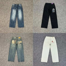 Derschutze Galeria Dżinsy proste nogi-4902  