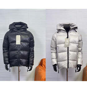 Canada Goose Cypress Kapturem wodoodporny boczny zip w dół kurtka-5053  