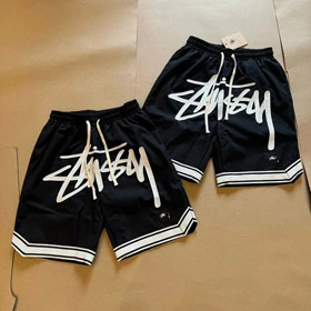 Stussy haftowane szorty plażowe z tkaną pasa-5090  