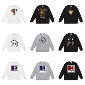 BATHING APE BAPE Crewneck Shark Sweatshirt-5148  