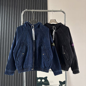 Stone Island luźno dopasowane odzież robocza z kapturem denim kurtka-5191  