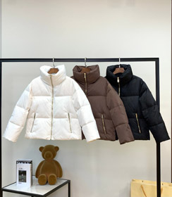 Prada nowa minimalistyczna luźno dopasowana kurtka z zamkiem w dół-5358  