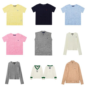 Polo Ralph Lauren Cashmere Casual Sweter Koszulka-5530  