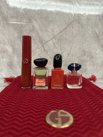 Armani perfum próbka zestaw czterech z sznurką torba-3267