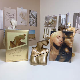 Billie Eilish perfumy złote-3402  